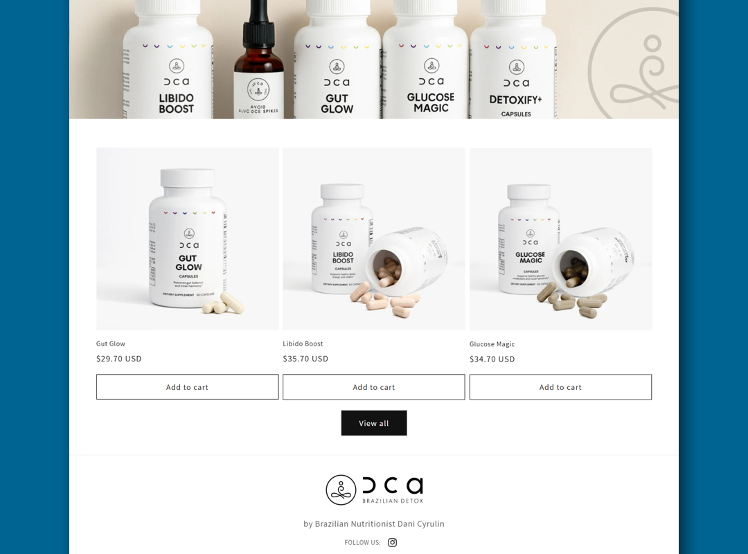 DCA Brazilian DetoxLojas Virtuais