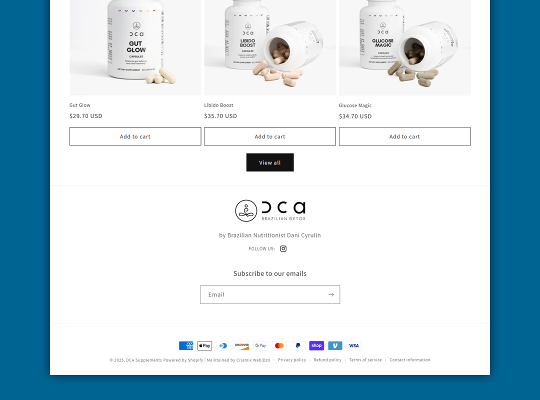 DCA Brazilian DetoxLojas Virtuais